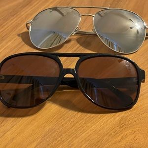 Aviator sunglasses bundle